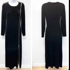 French Connection Zella Aurore Velvet Maxi Dress Size 4